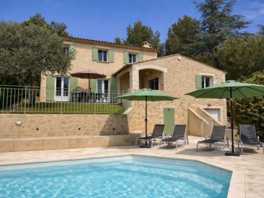 Piscine privée de la villa La Garrigue des Alpilles dans les Alpilles